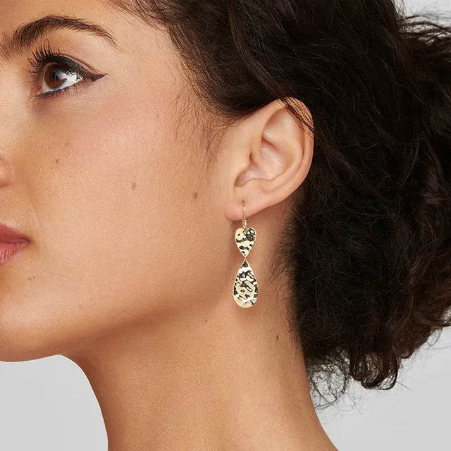 IPPOLITA Classico Crinkle Heart and Teardrop Dangle Earrings