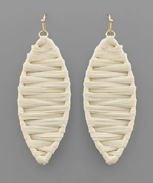 Ivory Surfboard Dangle Earrings