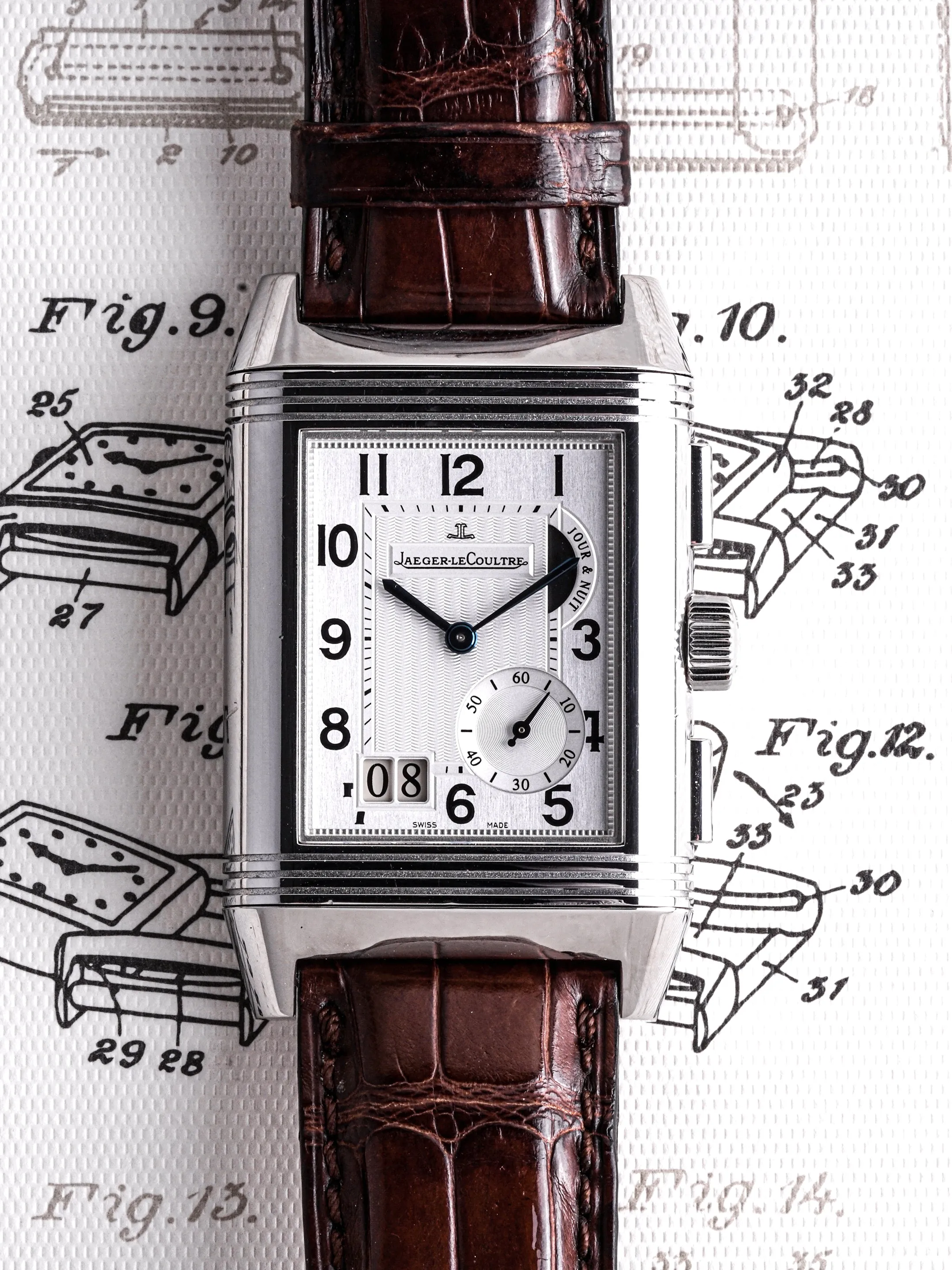 Jaeger-LeCoultre Reverso Grande GMT (Ref. 240.8.18) W/ Booklets