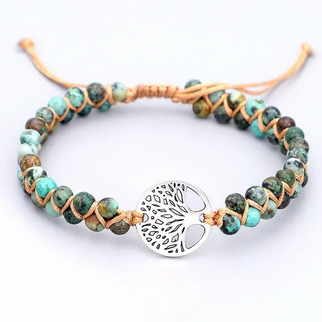Jewellery - Natural Jasper Wrap Bracelet