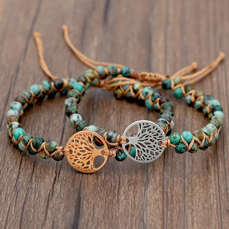 Jewellery - Natural Jasper Wrap Bracelet