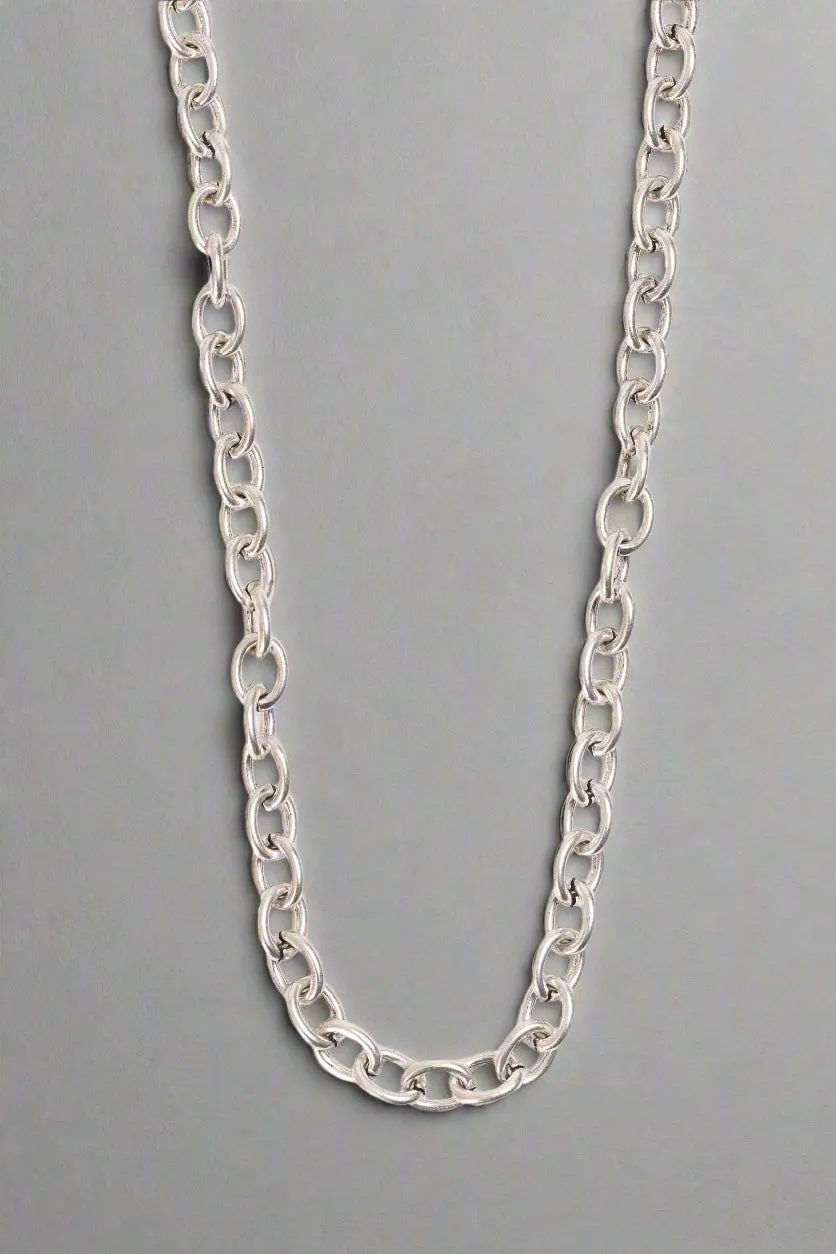 Johnny Was Silver Snake S-Hook Chunky Necklace CJ60624