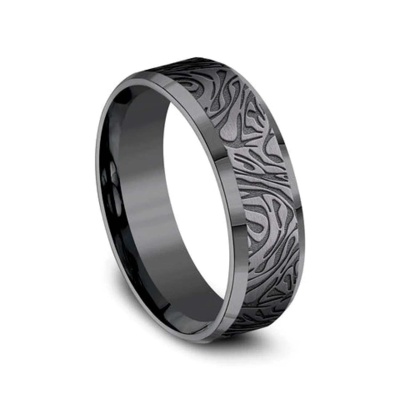 Katana Tantalum Comfort Fit 7.0 Wedding Band Ring