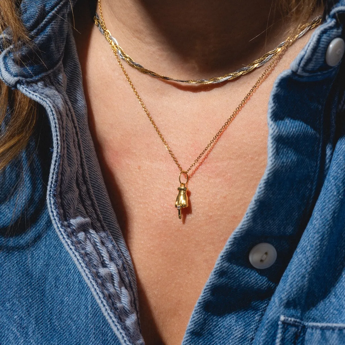 Kiss Off Necklace