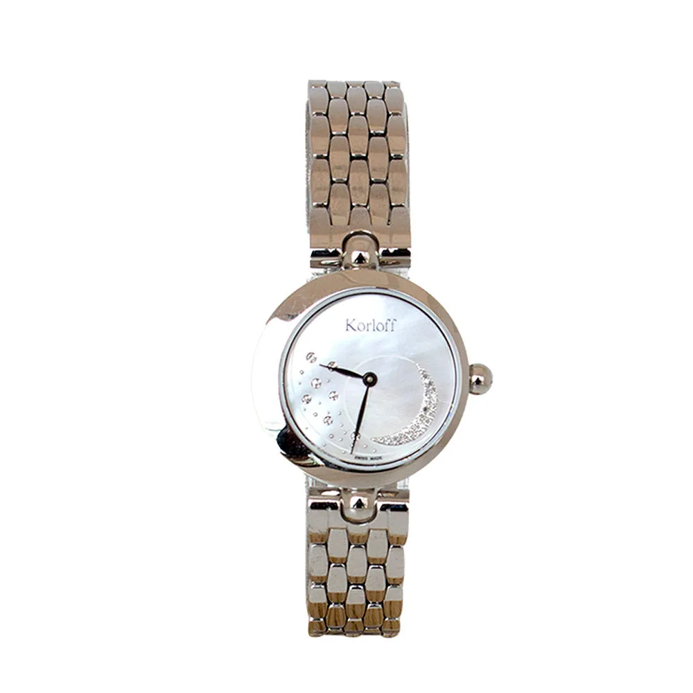 Korloff Ladies Watch Full Stainless Steel Case And Bracelet