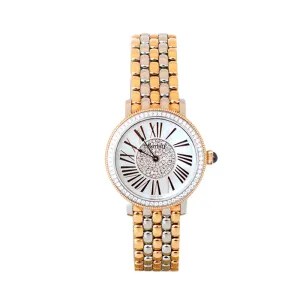 Korloff Ladies Watch Two Tone Stainless Steel Case And Bracelet