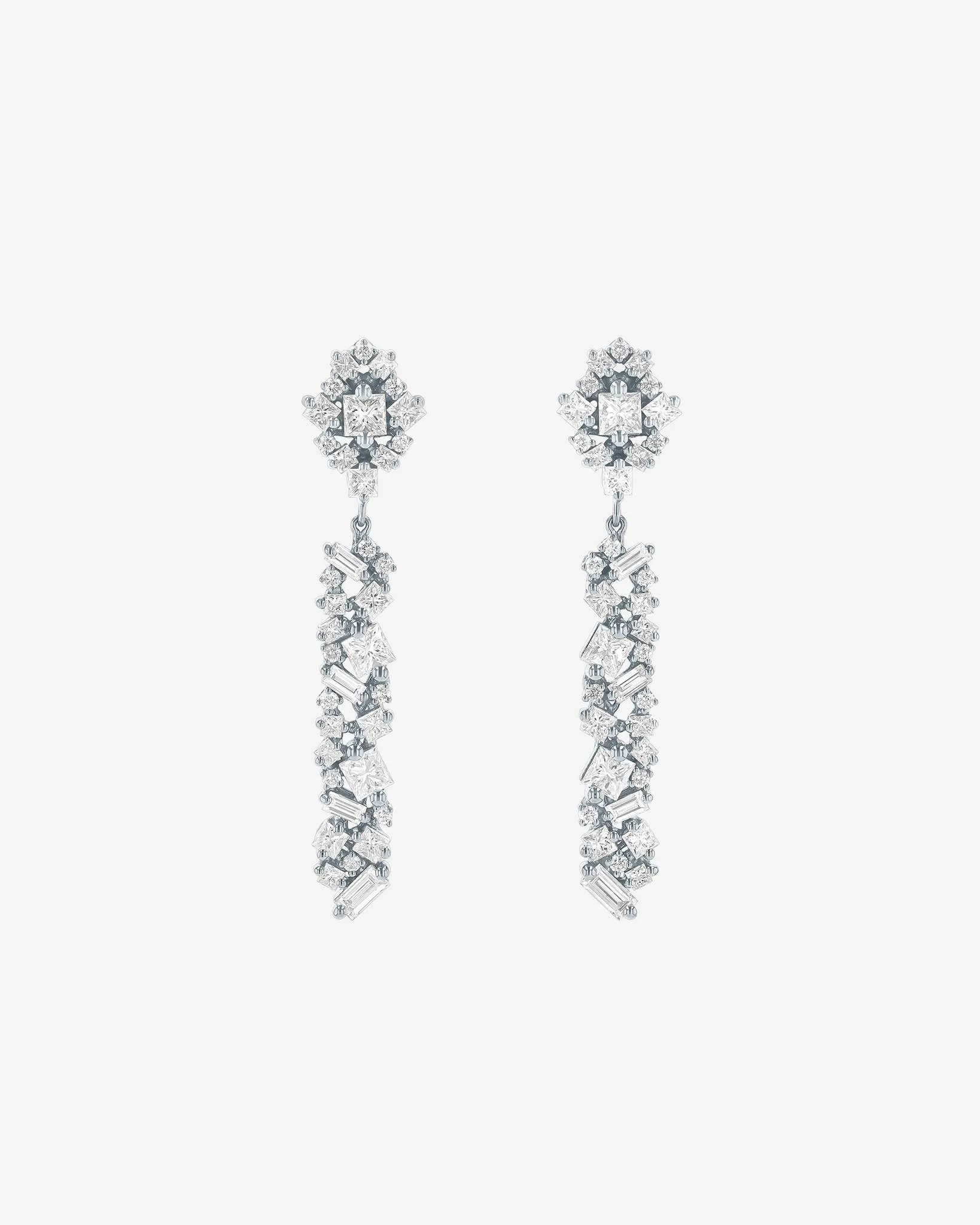 La Fantaisie Sunbeam Diamond Drop Earrings