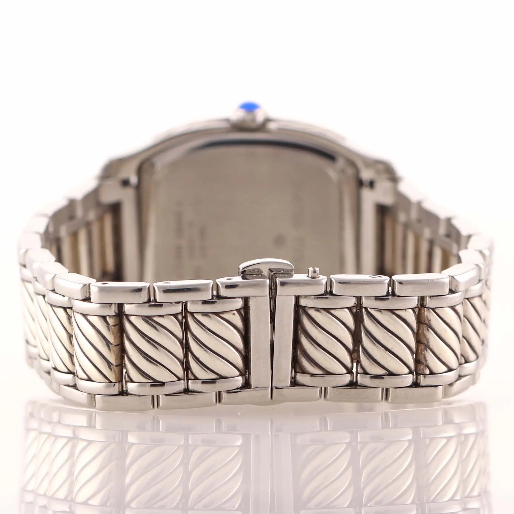Ladies David Yurman Steel Thoroughbred MOP Quartz 32mm Watch T303-SST