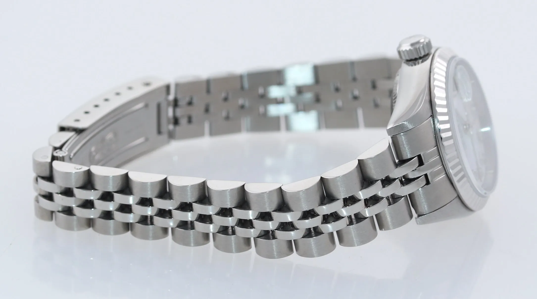 Ladies Rolex DateJust 79174 MOP Diamond Mother of Pearl Jubilee Fluted Watch Box
