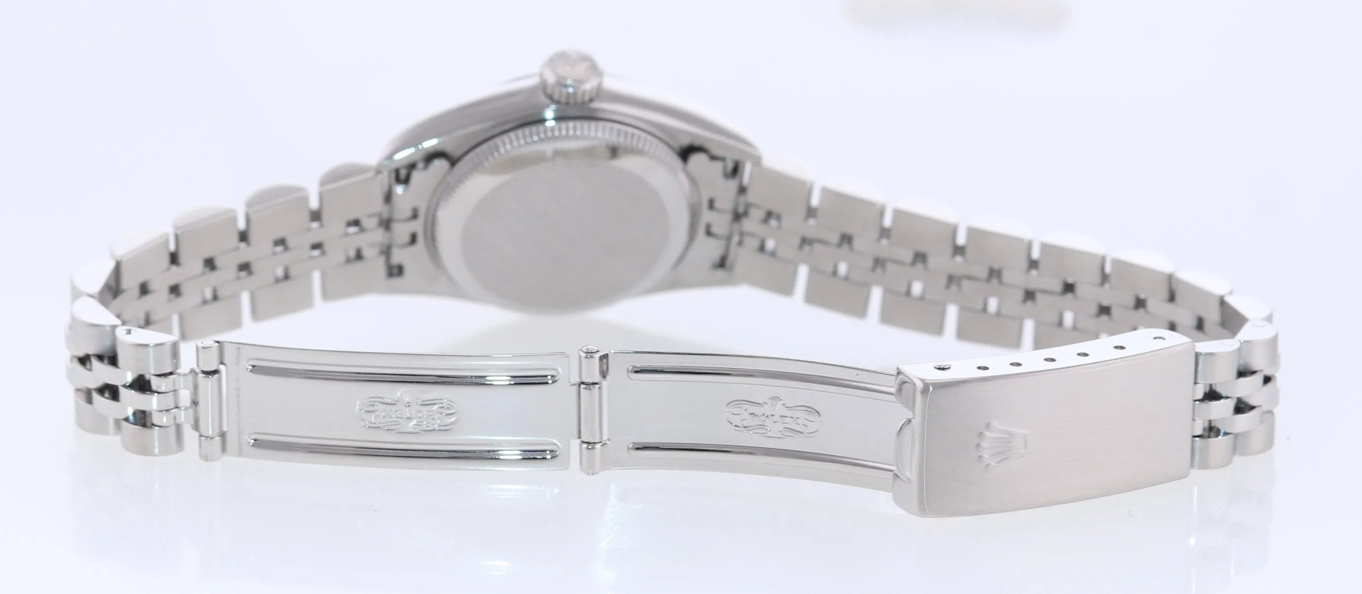 Ladies Rolex Oyster Perpetual 67230 MOP Diamond Steel Jubilee Watch Box