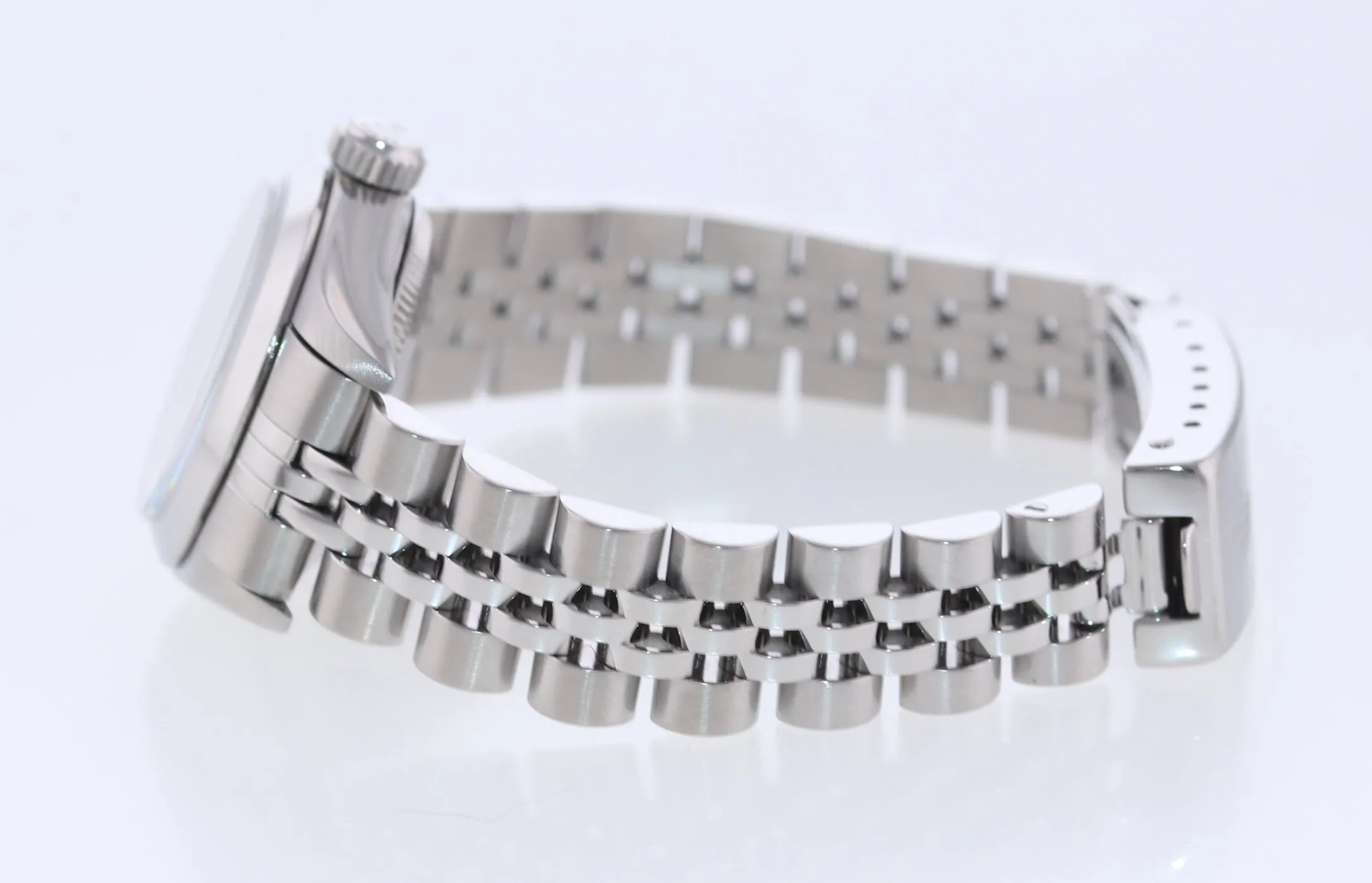 Ladies Rolex Oyster Perpetual 67230 MOP Diamond Steel Jubilee Watch Box