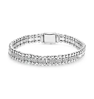 LAGOS Caviar Spark Diamond Link Bracelet