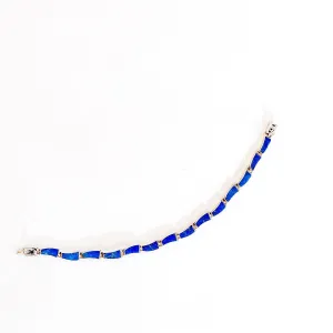 Lapis Lazuli Nubis Bracelet | Handcrafted Jewelry | Crafted in the Andes