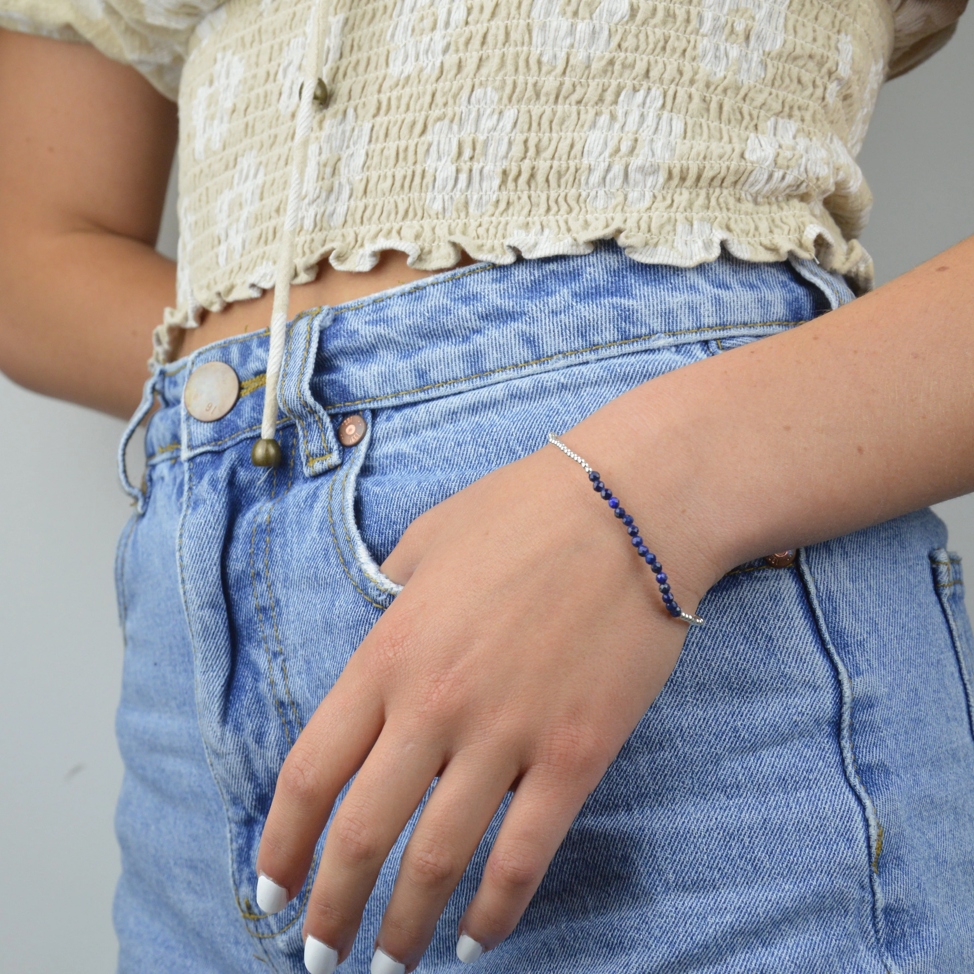 Lapis Lazuli Stretchy Bracelet
