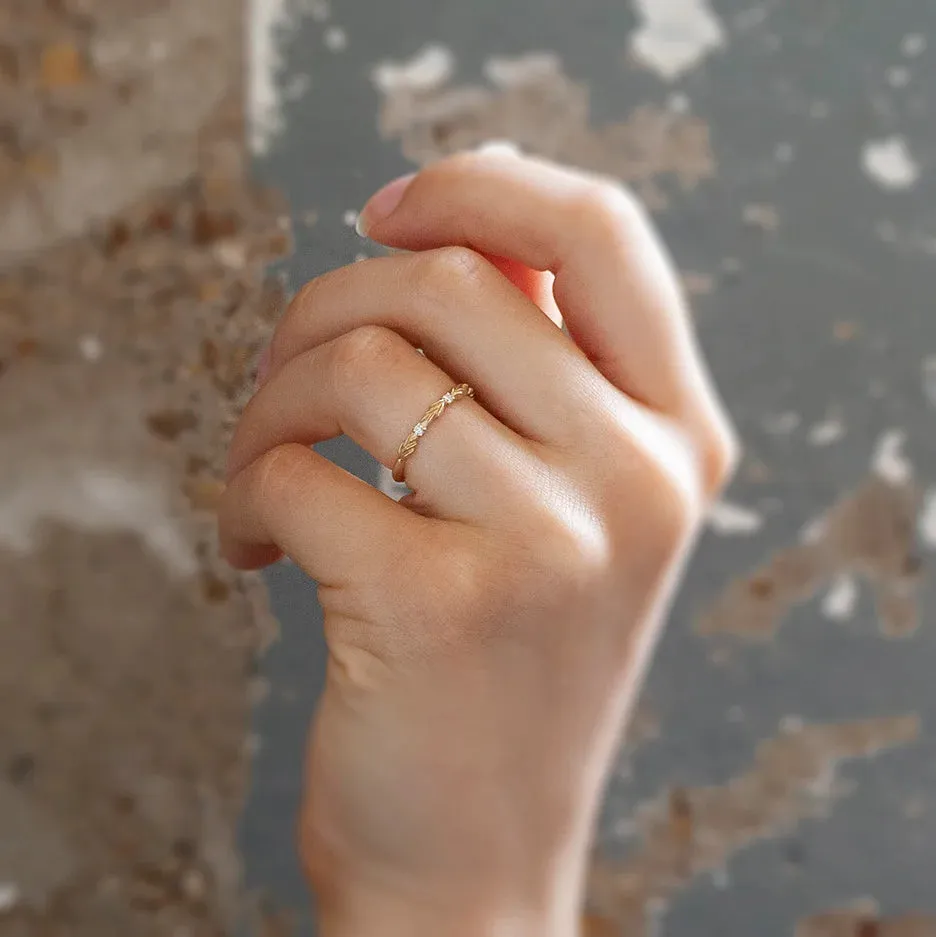 Laurel Wreath Topper Ring