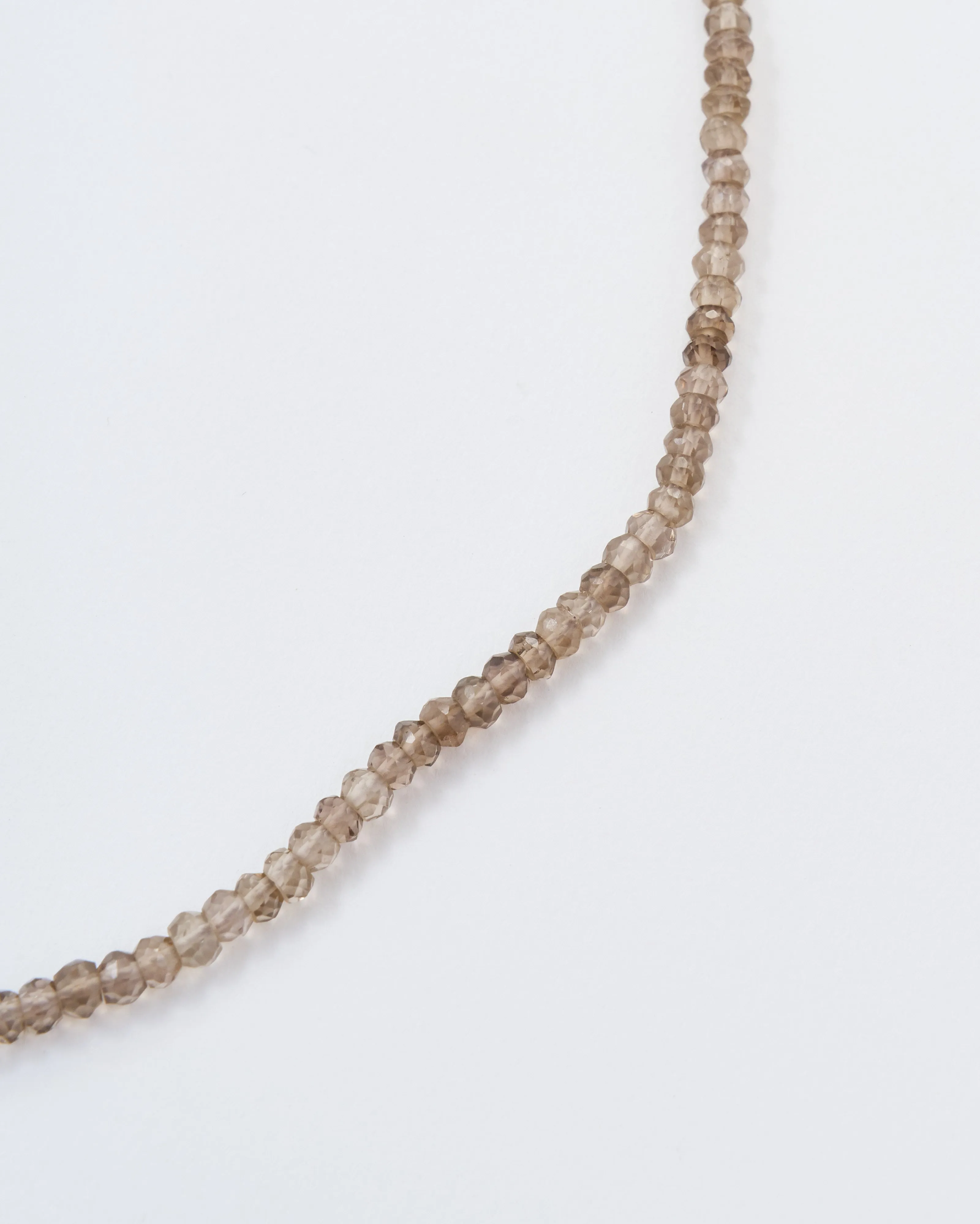 light smokey quartz wrap bracelet