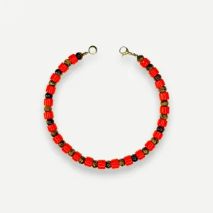 LOBSTER & TIGERS EYE SUNDRY.  BEAD ONE.