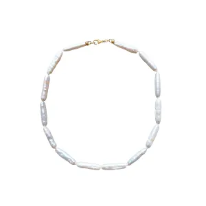 LONG FRESHWATER PEARL NECKLACE