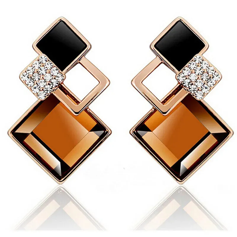 Long Necklaces Pendants Women Geometric Statement Maxi Fashion Crystal Jewelry