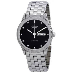 Longines Flagship Automatic Diamond Black Dial Men's Watch L48994576