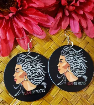 Love My Roots Message Earrings