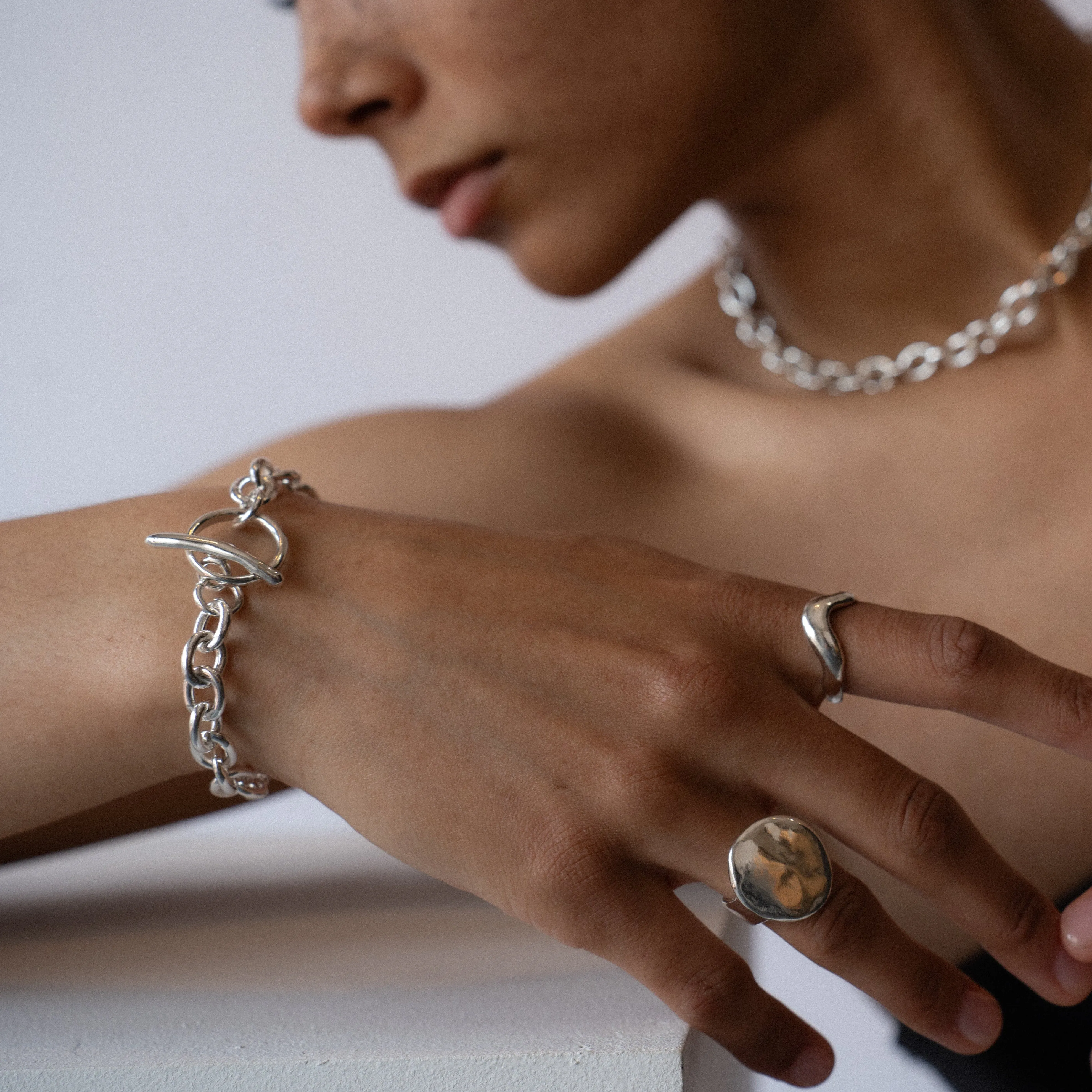 Lune Bracelet | Silver