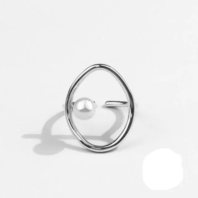 Luxirious White Sapphire Engagement Ring Yellow Gold For Women Jewelry
