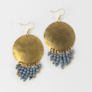 Manaka Gold Sun Drop Earrings