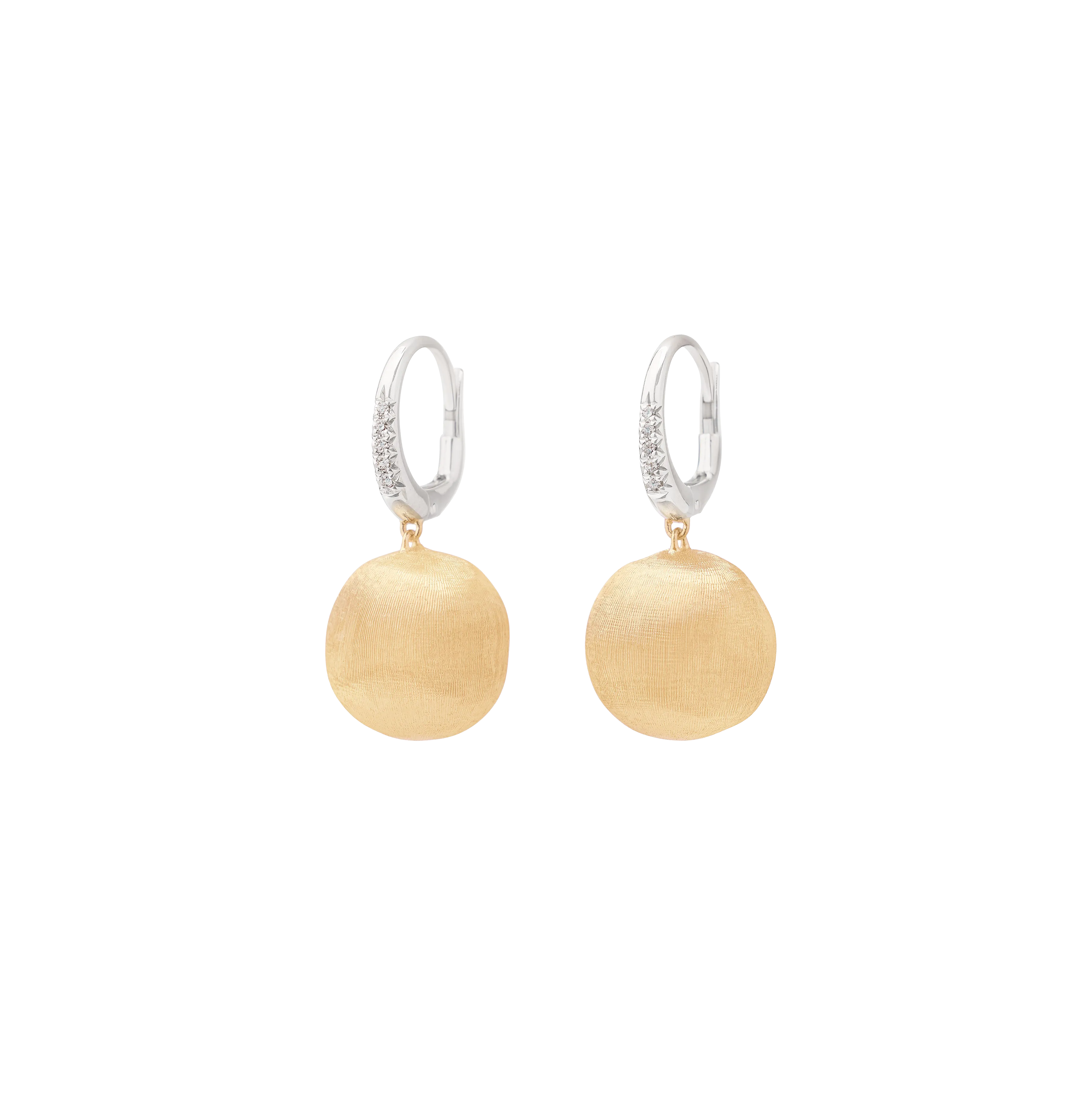 Marco Bicego Africa Diamond and Bead Drop Earrings