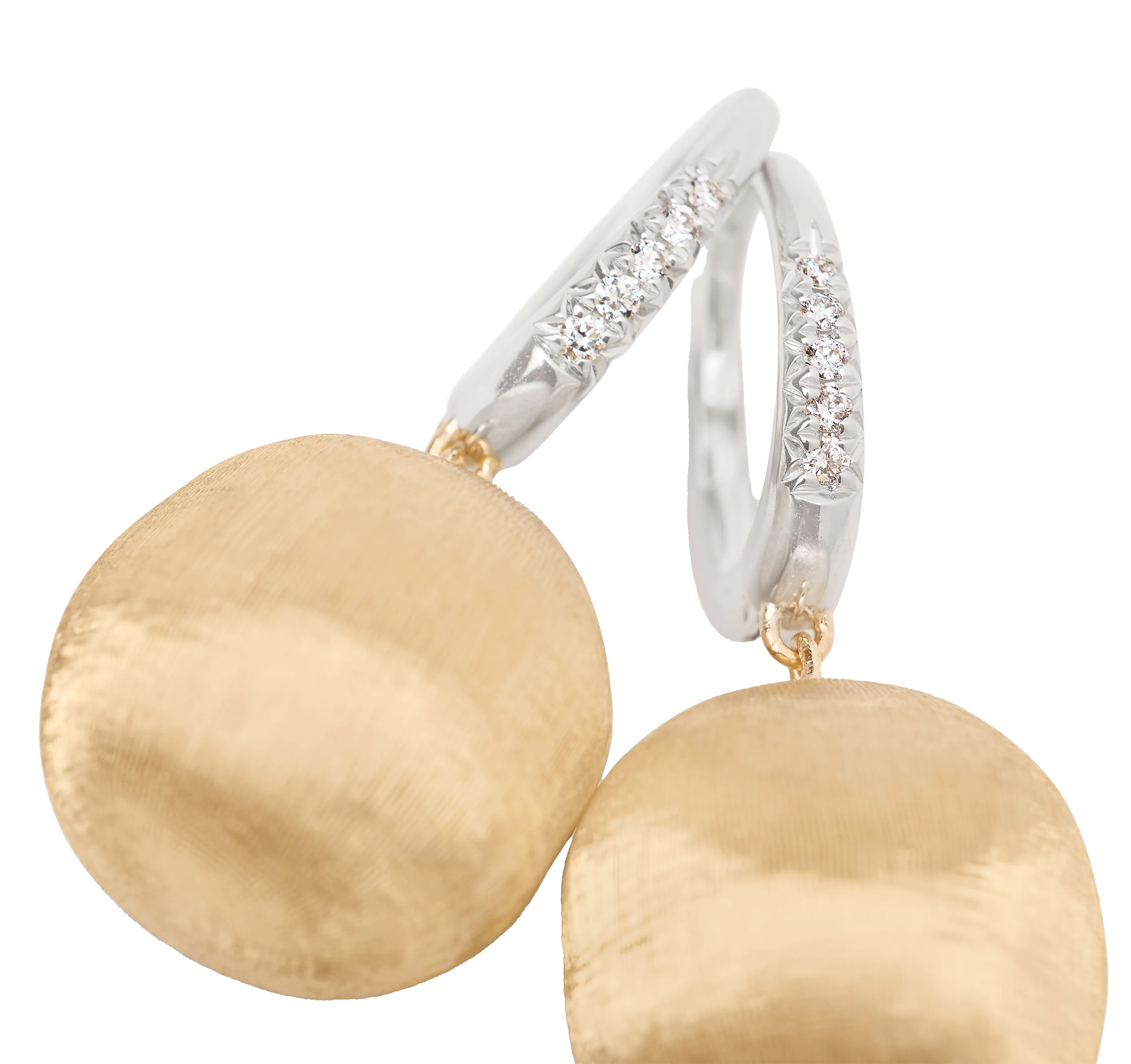 Marco Bicego Africa Diamond and Bead Drop Earrings