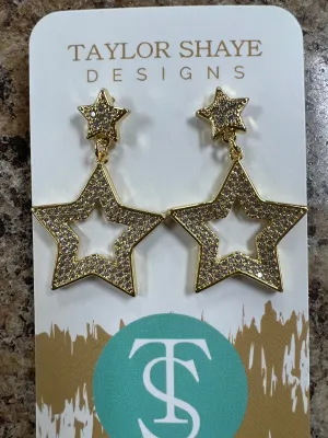 Maria Star Drop Earrings