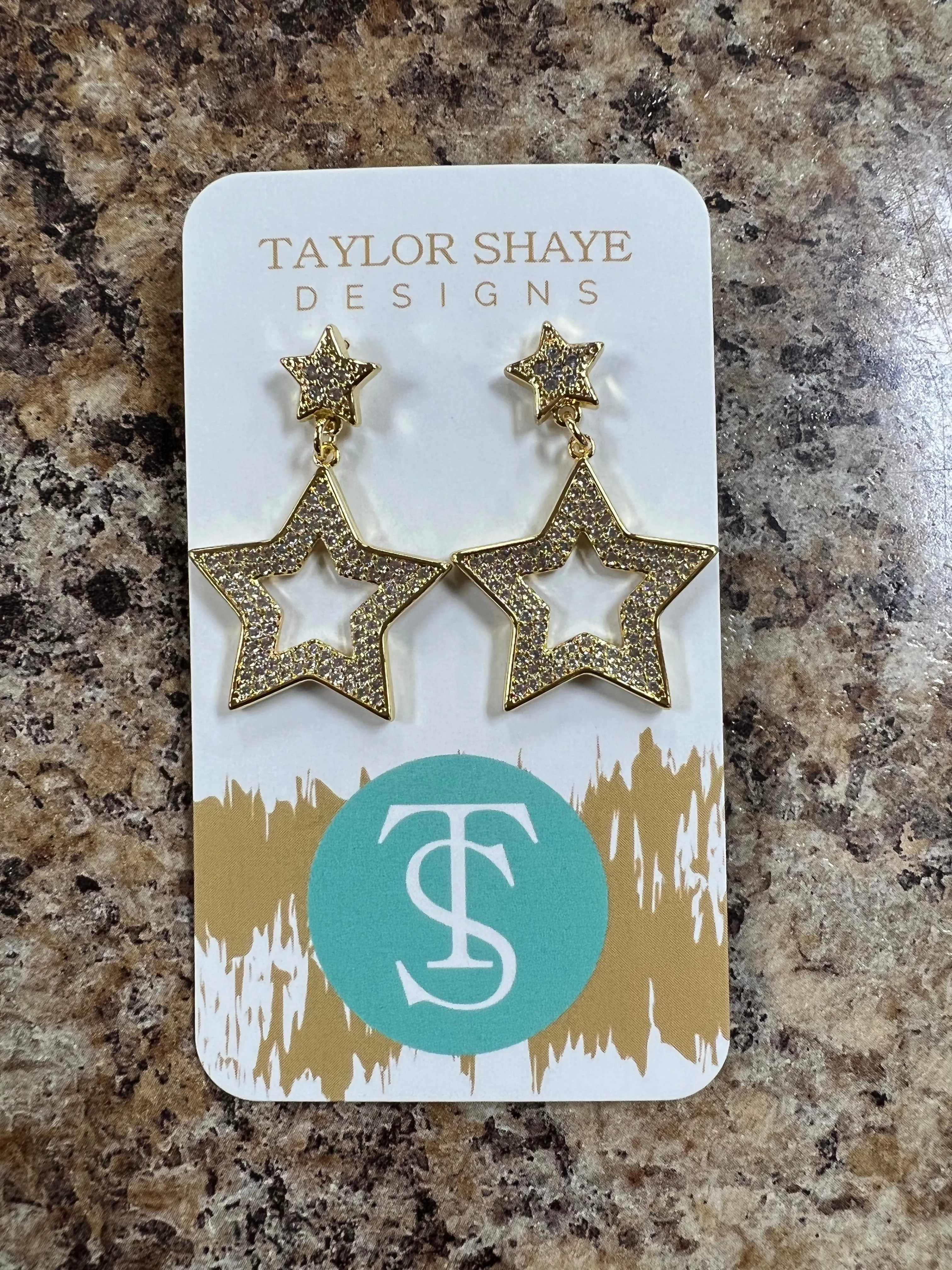 Maria Star Drop Earrings