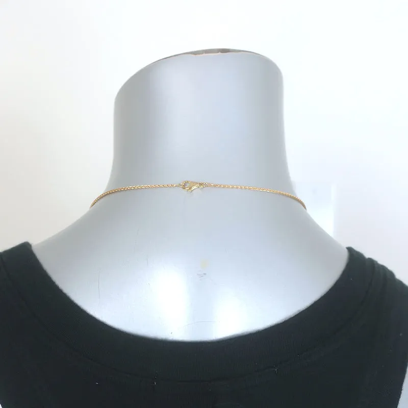 Marie Lichtenberg Dado 13mm Diamond Dice Charm on Spiga Chain 18k Gold NEW
