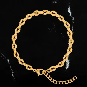 Mariner Chain Bracelet 24KT Gold