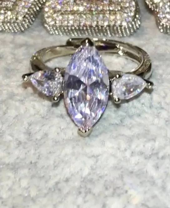 Marquise Ring | Marquise Diamond Ring | Marquise Engagement Ring | Marquise Diamond Cut Ring | Pink Diamond Wedding Ring | Diamond