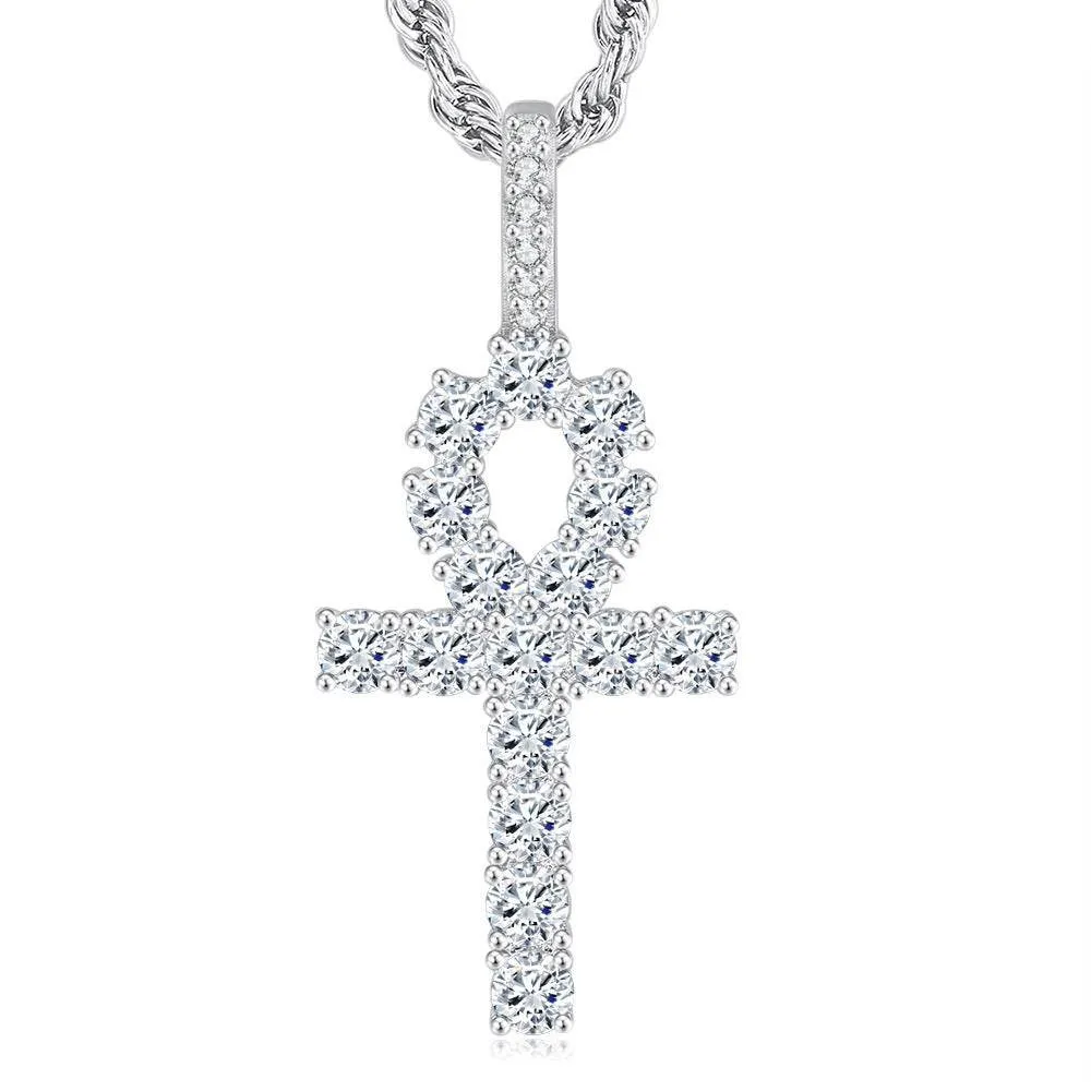 Men’s Divine Ankh & Cross Necklace