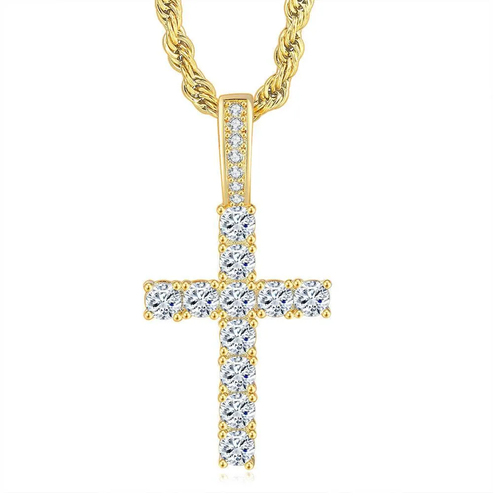 Men’s Divine Ankh & Cross Necklace