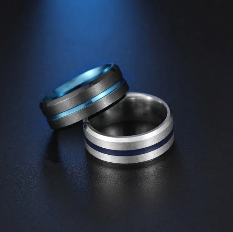Mens Ring | Stainless Steel Ring | Mens Wedding Ring | Mens Stainless Steel Ring | Womens Wedding Band | Wedding Band | Wedding Ring | 8mm