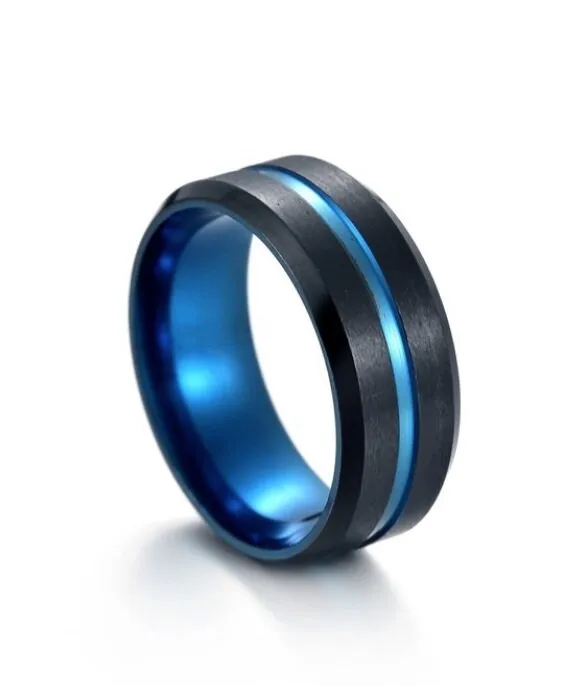 Mens Ring | Stainless Steel Ring | Mens Wedding Ring | Mens Stainless Steel Ring | Womens Wedding Band | Wedding Band | Wedding Ring | 8mm