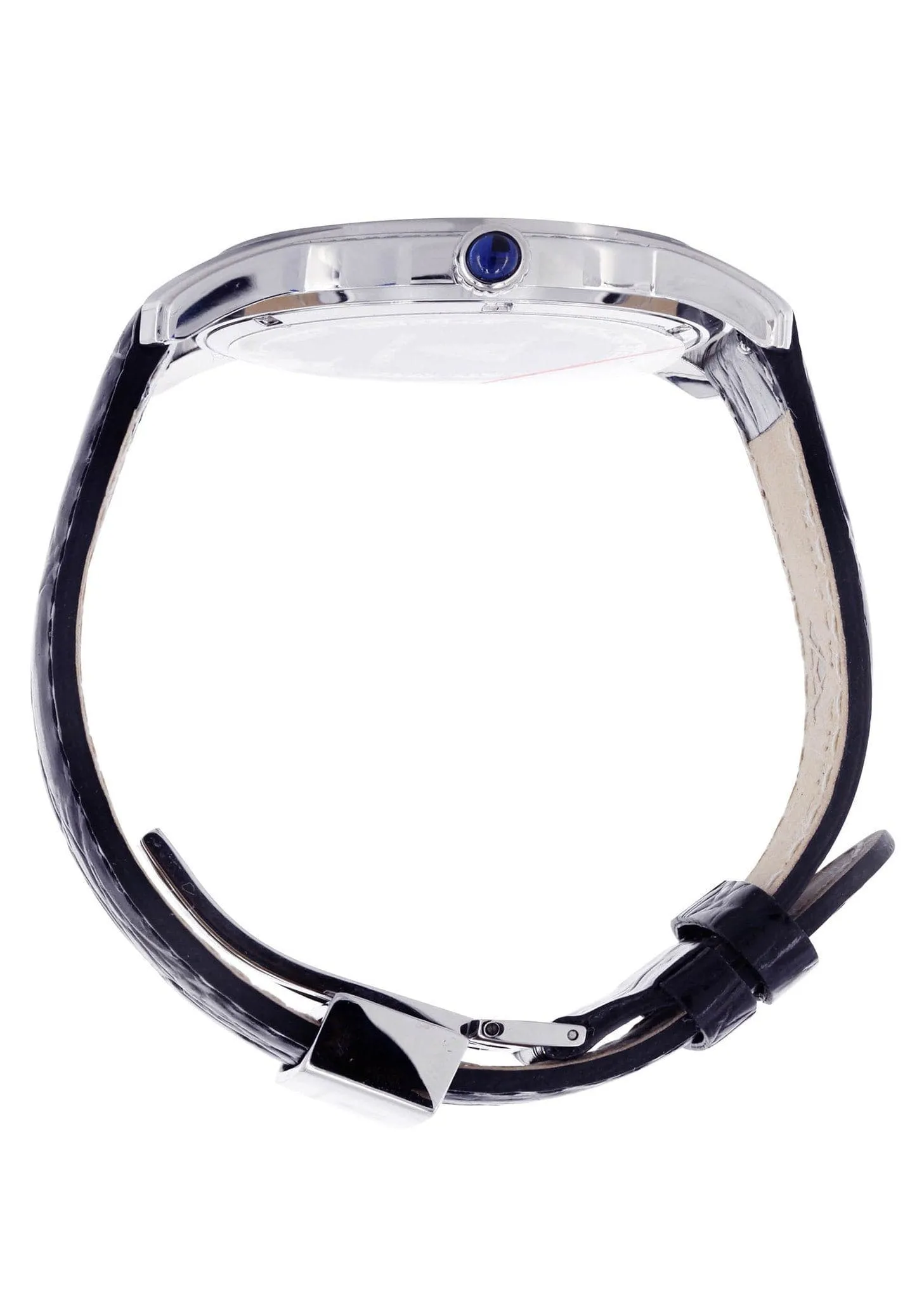 Mens White Gold Tone Diamond Watch | Appx. 1.71 Carats