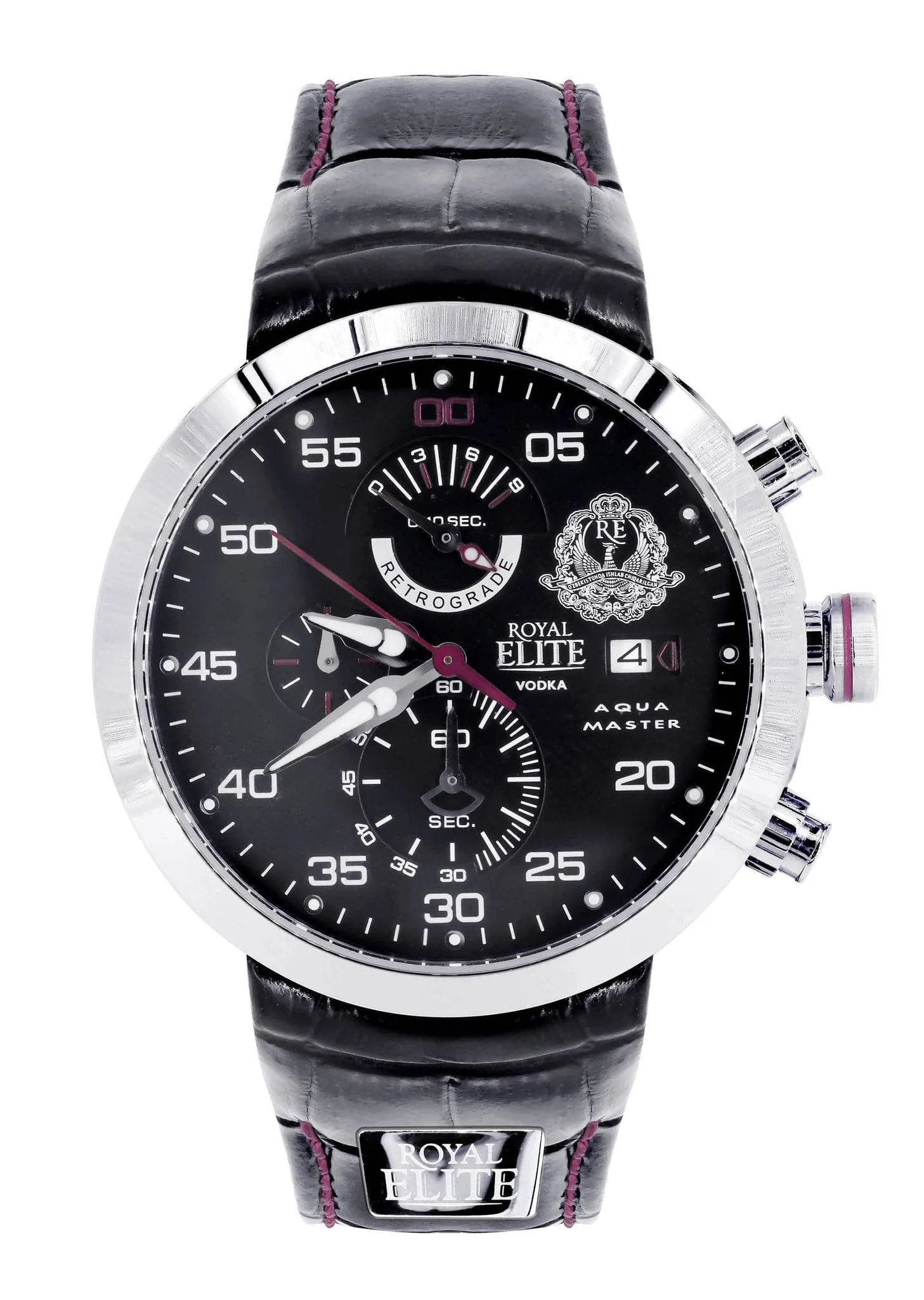 Mens White Gold Tone Watch