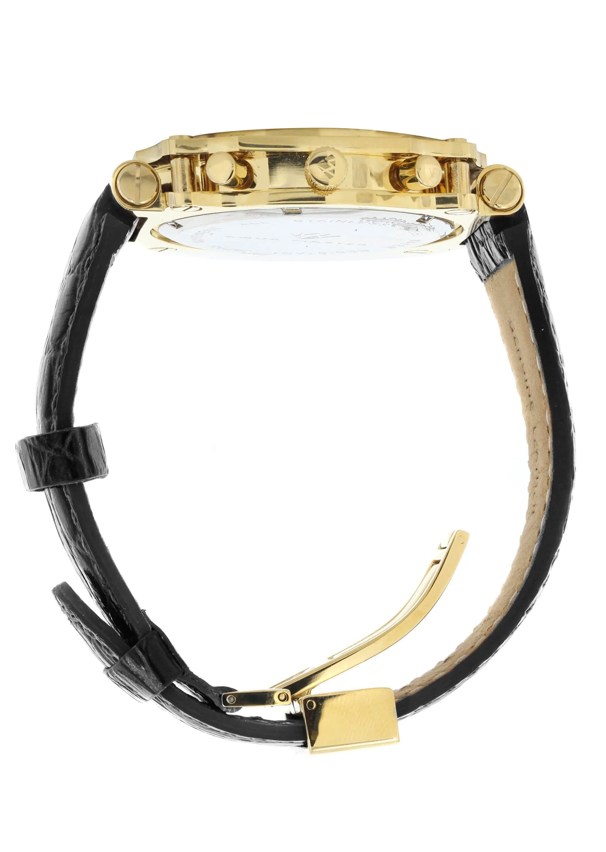 Mens Yellow Gold Tone Diamond Watch | Appx. 1.25 Carats
