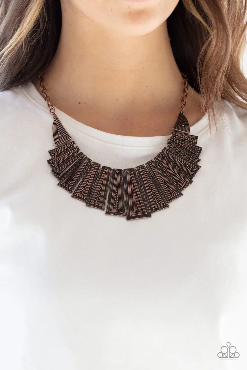 Metro Mane Copper Paparazzi Necklace
