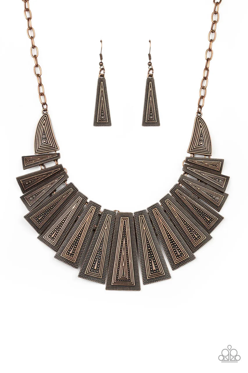 Metro Mane Copper Paparazzi Necklace
