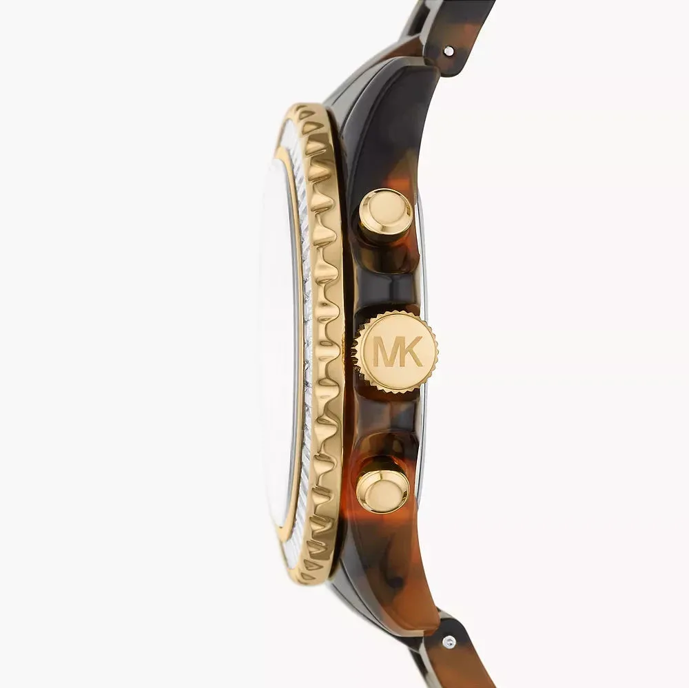 Michael Kors Everest Chronograph Ladies Tortoise Acetate Watch