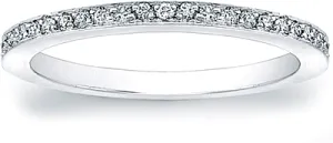 Micro-Pave Set Diamond Wedding Band