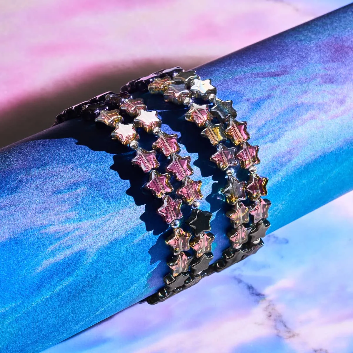 Midnight Borealis  | .925 Sterling Silver | Star Wrap