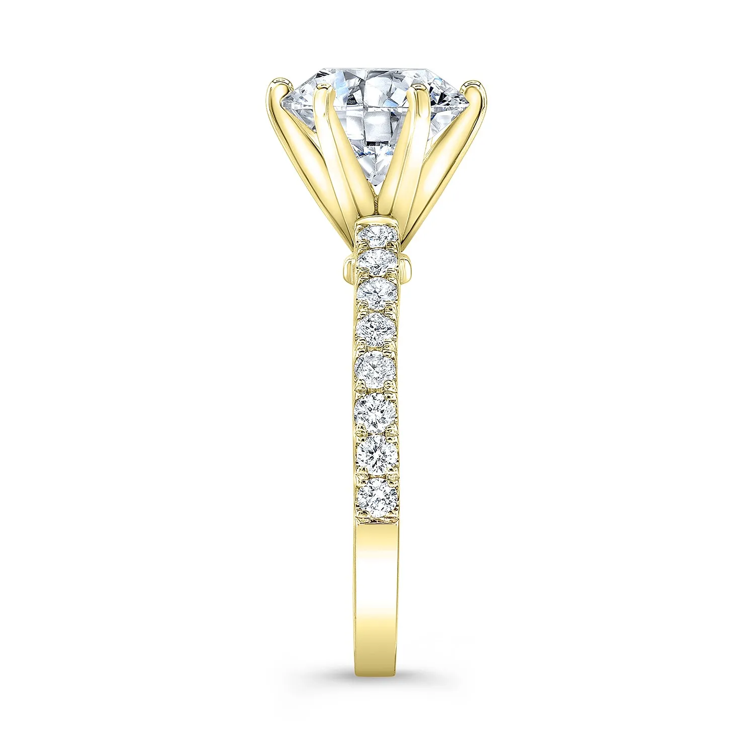 Modern Style Diamond Engagement Ring