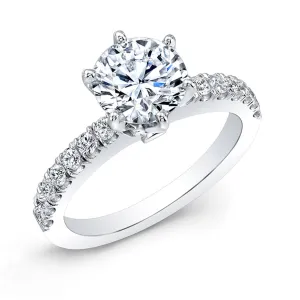 Modern Style Diamond Engagement Ring