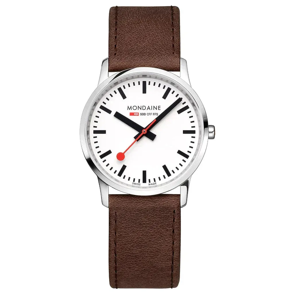 Mondaine Simply Elegant Ladies Brown Watch A400.30351.12SBG